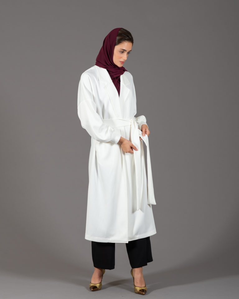 Long Coat White جاكيت طويل أبيض ERA