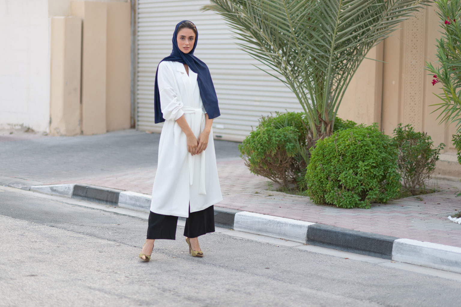 Long Coat White جاكيت طويل أبيض ERA
